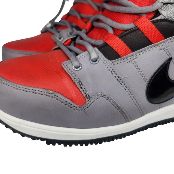 Nike SB Vapen Snowboard Boots Mens 10 Gray Red Black White Winter main image 9